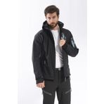 Freecamp Eagle Softshell Siyah Mavi Erkek Ceket