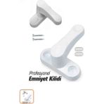 Freed Tools 1 Adet Pencere Cam Balkon Kapısı Güvenli Emniyet Kilidi Hırsız Kilidi