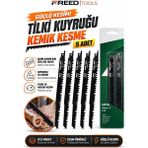 FREED TOOLS 5 Adet Tilki Kuyruğu Kemik Kesme Testere Ucu Güçlü ve Hızlı Kesim 150MM