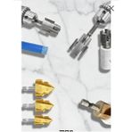 FREED TOOLS 5 PARÇA PVC PLASTİK BORU DİŞ AÇMA VE HAVŞA SETİ
