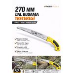 Freed Tools Dal Budama Testeresi 270 mm Bahçe Testeresi Ağaç Kesme El Testeresi Keskin Dişli