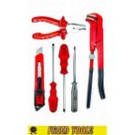 Freed Tools Pense, Maşalı Boru Anahtarı, Kontrol Kalemi, Yıldız,düz Falçata 6 Parça Set