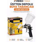 Freed Tools Pro Seri 1.8 Üstten Depolu Boya Tabancası 1.8 mm Nozul Profesyonel Sprey Tabanca 600 cc Hazne