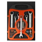 Freed YH-0021 Tools Cırcırlı 7 Parça Kombine Anahtar Takımı Seti