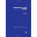 [(Freedom of the Press )] [Author: Eric Barendt] [Sep-2009]