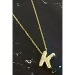 FREEDOM STOREE freedombuji67062 K Harfli Balon Kolye