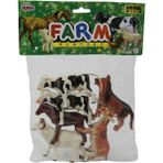Freedom Storee Sh-Vardem 6 Parça 5 Inch Çiftlik, Dinozor,vahşi Orman ve Deniz Hayvanları Hayvan Seti