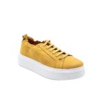 Freefoot 221150 Nubuk Mango Kadın Sneaker - 37 - Sarı