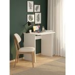 Freehome Premium Mdf Malzeme Çalışma Masası Bilgisayar Laptop Masası Ofis Genç Odası - 75x73 - Beyaz