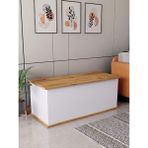 Freehome Premium Mdf Ürün Sandık Dekoratif Ahşap Lüks Sandık Çeyiz Sandığı Salon Antre Mobilyası Organizer Saklama Kutusu