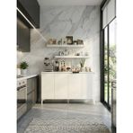 Freehome Premium Mdf Ürün Stella 120 cm Konsol + 2 Adet Raf (4cm Kalınlık) Seti Antre Mutfak Dresuar Dolap - Beyaz - Beyaz