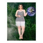 FREEİSTA Siyah-gri Büyük Beden Pijama Takımı Askılı Şortlu Siyah-Gri 5XL