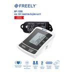 Freely BP-1209 Kol Tipi Tansiyon Ölçüm Cihazı, Dijital Ekran, Türkçe Konuşan, Pilli