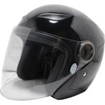 Freem F61 Yarım Kask Siyah M-L Uyumlu