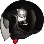 Freem FR-612 Black Yarım Kask - Siyah