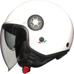 Freem FR-612 Yarım Kask Beyaz - XL