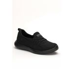 Freemax Kadın Spor Sneaker Babet Esnek, Yumuşak, Hafif, Günlük Ayakkabı Siyah