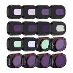 Freewell 16 Paket Mega ND, ND/PL, CPL, UV, Kar Sisi 1/4, Mini 4 Pro ile Uyumlu Işık Kirliliği Filtreleri