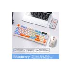 FreeWolf T96 2.4g Bt5.0 Çift Bağlantılı Tft Led Ekranlı Reinbow Gaming Oyuncu Klavye Mouse Set