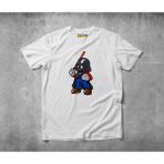 Freeyez Darth Plumber Pamuklu Penye T-Shirt - 2XL - Beyaz