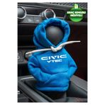 Freeyez Honda Civic Mavi Vites Hoodie Araç Vites Kıyafeti Vites Poları Oto Aksesuarı Vites Topuzu Sweat