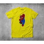Freeyez Spider Plumber Pamuklu Penye T-Shirt - Renkli
