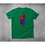 Freeyez Spider Plumber Pamuklu Penye T-Shirt - Yeşil - XS