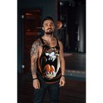 Freeyez Tazz Gym Kadın Sporcu Atleti Siyah Dokuma Kumaşlı Hafif Tasarım Fitness Tank Top - XS