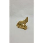 Frefly Store Altın Sarısı Bozkurt Ev Ve Ofis İçin Biblo