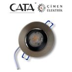 Frefly Store Ct 5252 Cata 7W Satin Gövde LED Spot Armatür Beyaz Işık 6400K