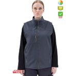 Frekans İş Güvenliği Safesawa Dark Softshell Outdoor Yelek Gri 9121 - 3XL