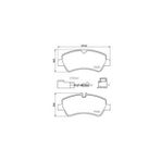 FREN BALATA ARKA-(FORD : TRANSIT V363 2016>> ) MGA-55680
