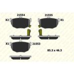 FREN BALATA ARKA KIA CERATO- HYUNDAI COUPE, ELANTRA, LANTRA I,II- NISSAN MAXIMA II