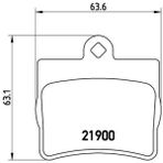 FREN BALATASI ARKA MERCEDES C-CLASS W202 94 00