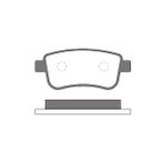 FREN BALATASI ARKA OTOMATIK EL FREN SISTEMLI FLUENCE MEGANE III SCENIC III MEGANE IV MGA-55566