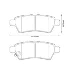 Fren Balatası Nıssan Patfınder 2.5 Dcı 4 4 05-11 Navara 05-11 MGA-55401