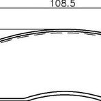 FREN BALATASI ÖN NISSAN Sunny (-91)