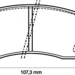 FREN BALATASI ÖN SUZUKI SWIFT 1,0 - 1,3 - 1,6 (89-)