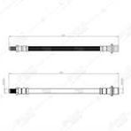 FREN HORTUMU ARKA SOL SAG TOYOTA HILUX 05- SVAC 76-0158