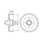 Fren Kampanası Arka Renault Kangoo 97 - 203.3 / 50.5 Mm