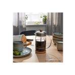 French Press Çay Kahve Demleme Paslanmaz Çelik & Cam & Bambu 1 Litre