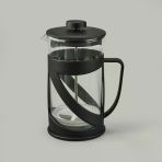 French Press - Şeffaf / Siyah - 600 Ml