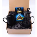 French Press & Siyah Kupa & Beta Tea Turunç Bahçesi Çayı Hediye seti