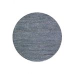 Frenda Home 140x140 cm Mavi Hasır Görünümlü Pamuk Taban Dijital Baskılı Dekoratif Yuvarlak Halı