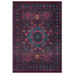 Frenda Home Fas Kapısı Desenli Pamuk Taban Kahve 100x200 cm Salon Halı
