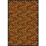 Frenda Home Kilim Desen Pamuk Taban Baskılı Kiremit 80x300 cm Salon Halı