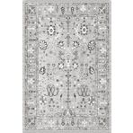 Frenda Home Kilim Desenli Gri 100x200 Dijital Baskılı Pamuk Taban Halı