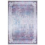 Frenda Home Yeşil 80x200 Çerçeve Desenli Dijital Baskılı Pamuk Taban Halı