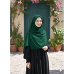 Fresco Scarfs Tesettür Hijab Mısır Medine Ipeği Eşarp 110x110 Zümrüt - Zümrüt Yeşili