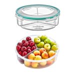 Fresh Box 3 Bölmeli Yuvarlak Saklama Kabı